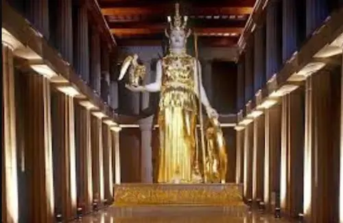 Реконструкция статуи Афины Парфенос