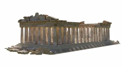 Колонны Парфенона с энтазисом