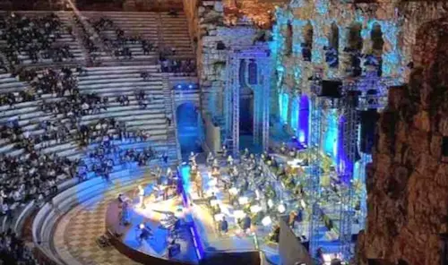 Вид на Одеон и Акрополь с холма Филопаппу