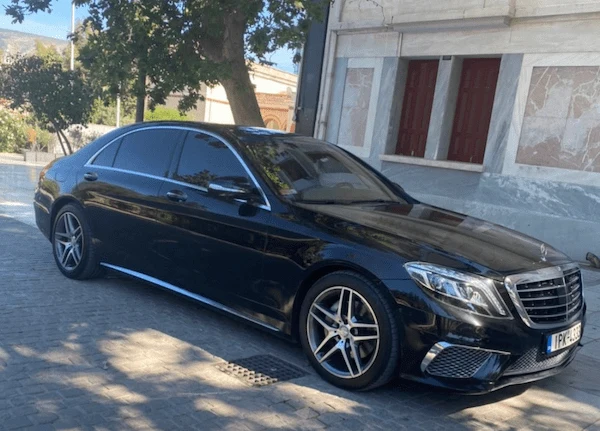 Mercedes Clase S con conductor en Atenas