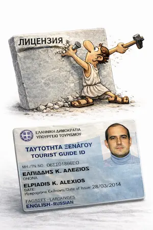 Официальная лицензия гида в Греции