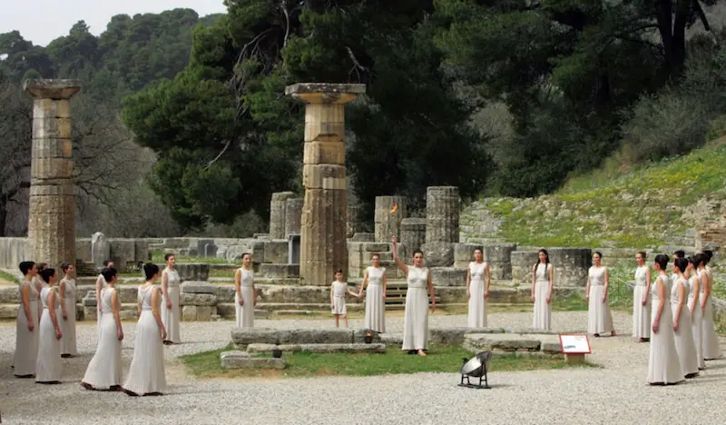 Олимпия — место олимпийского огня