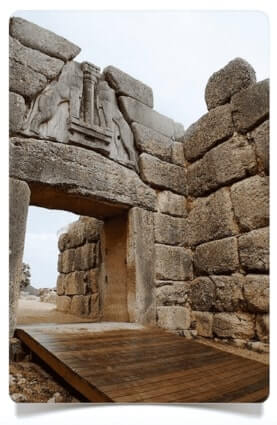 Львиные врата Микены Львиные врата Микены