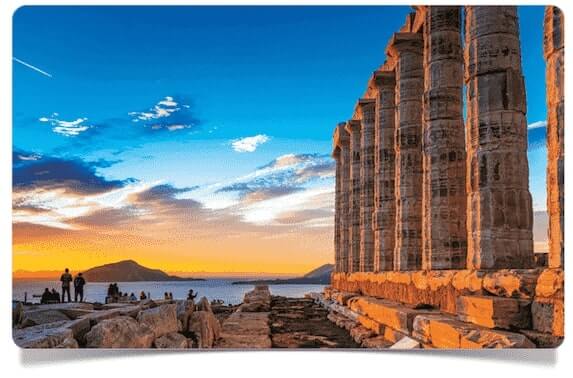 Мыс Сунион и Храм Посейдона  Мыс Сунион и Храм Посейдона