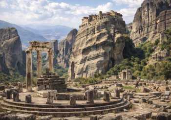 Delphi &amp; Meteora 2-Tage-Tour ab Athen mit Übernachtung